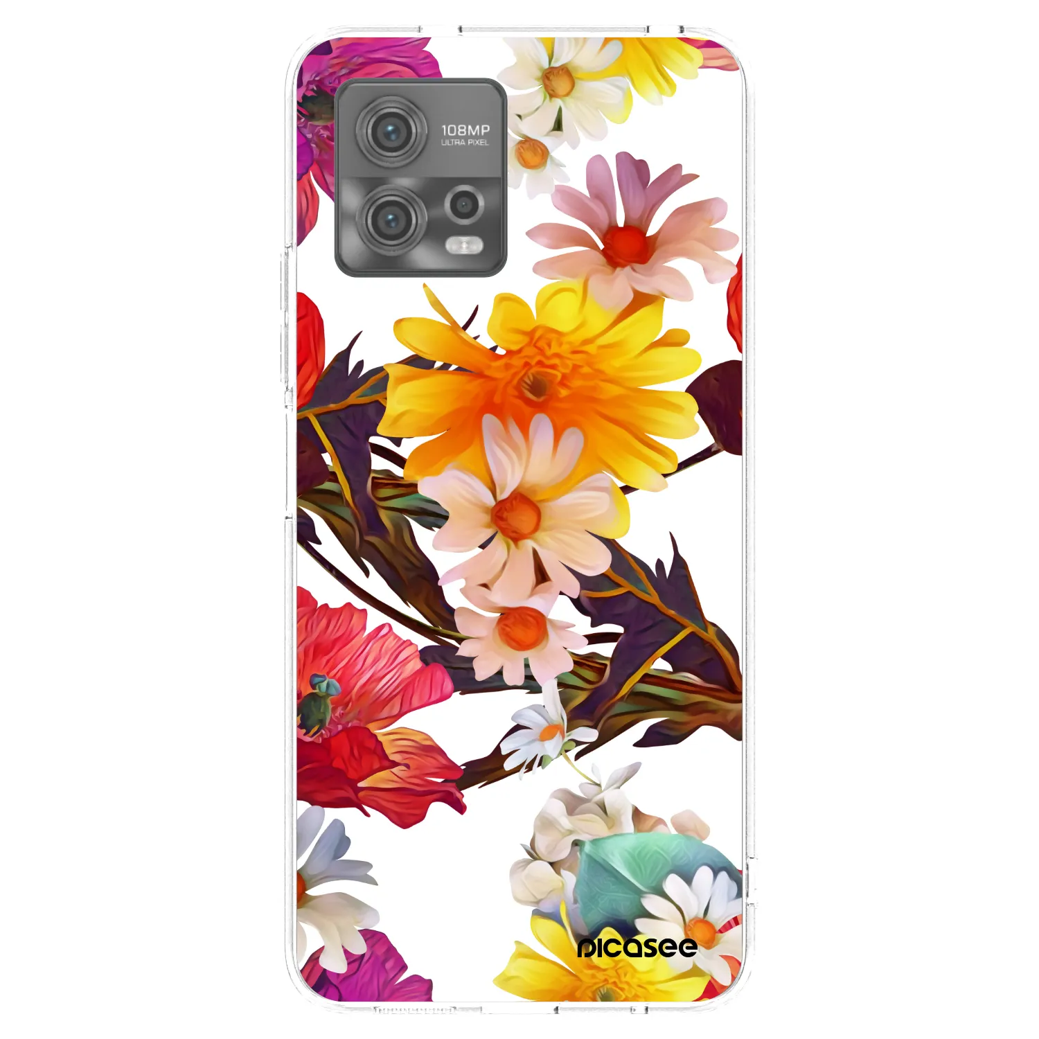 Picasee husă transparentă din silicon pentru Motorola Moto G72 - Meadow