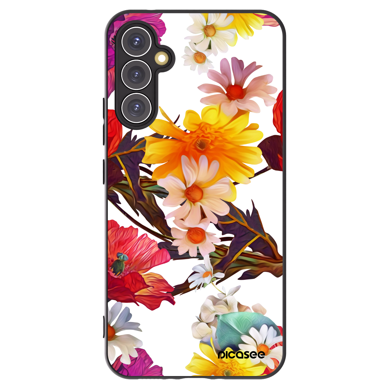 Picasee husă neagră din silicon pentru Samsung Galaxy A34 5G A346B - Meadow