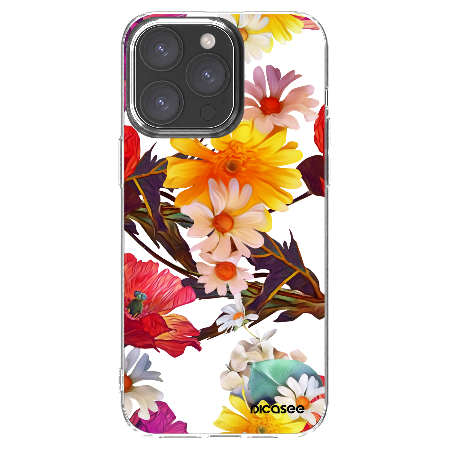 Picasee husă transparentă din silicon pentru Apple iPhone 15 Pro Max - Meadow