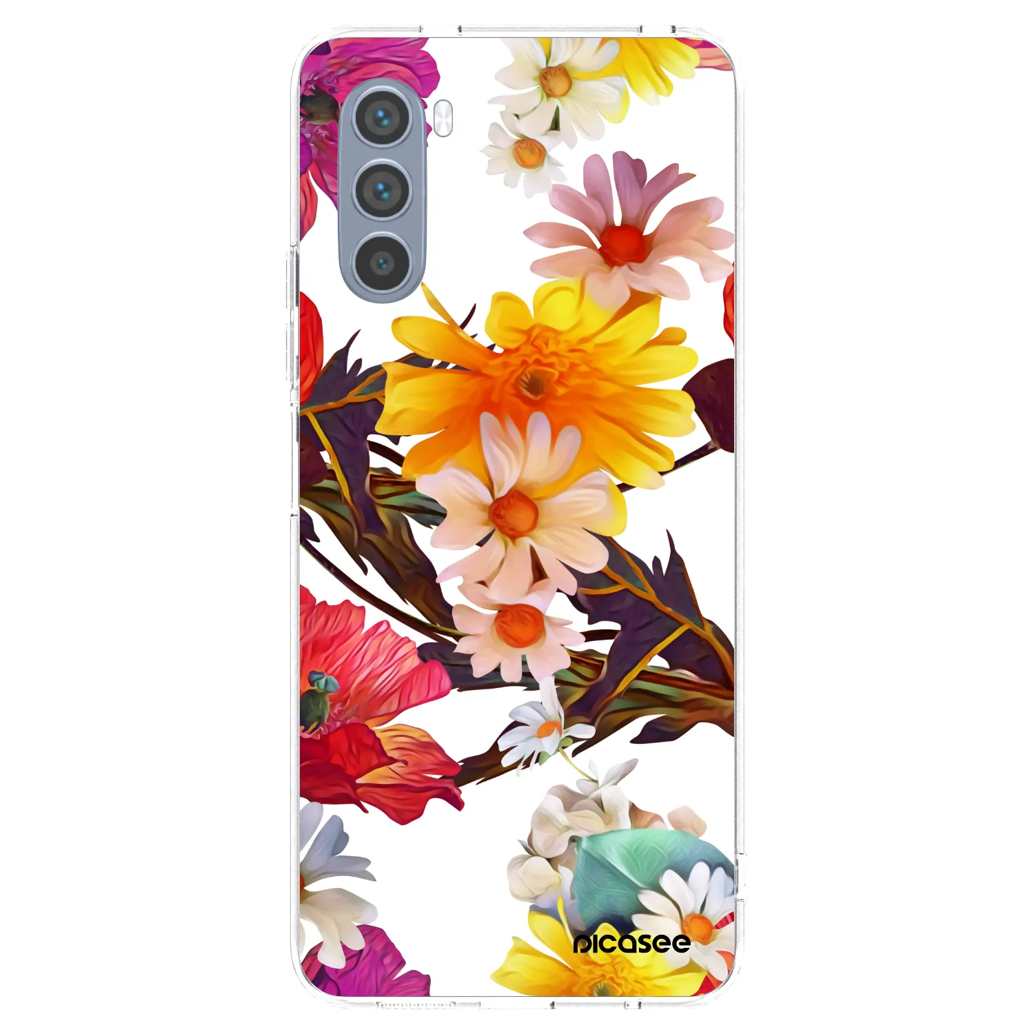 Picasee husă transparentă din silicon pentru Motorola Moto G62 - Meadow