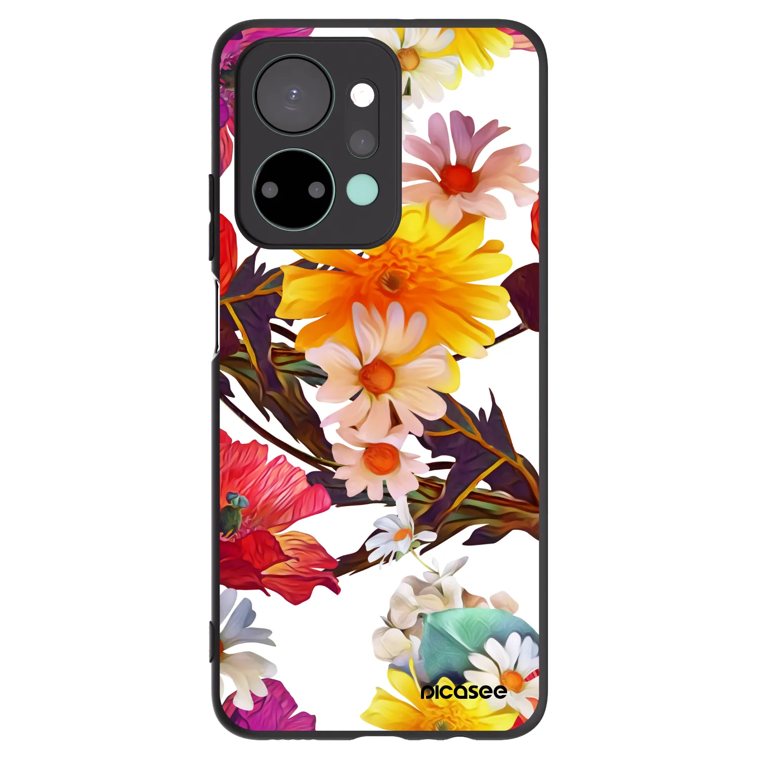 Picasee husă neagră din silicon pentru Honor X7a - Meadow