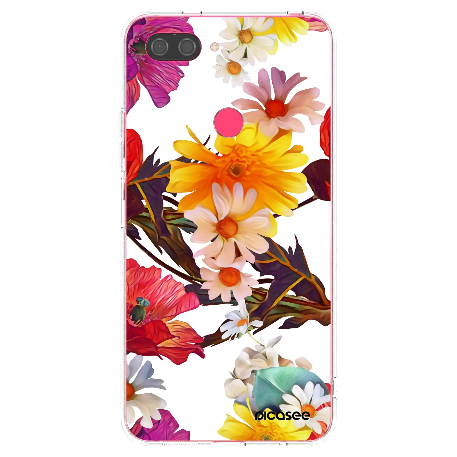 Picasee husă transparentă din silicon pentru Xiaomi Mi 8 Lite - Meadow