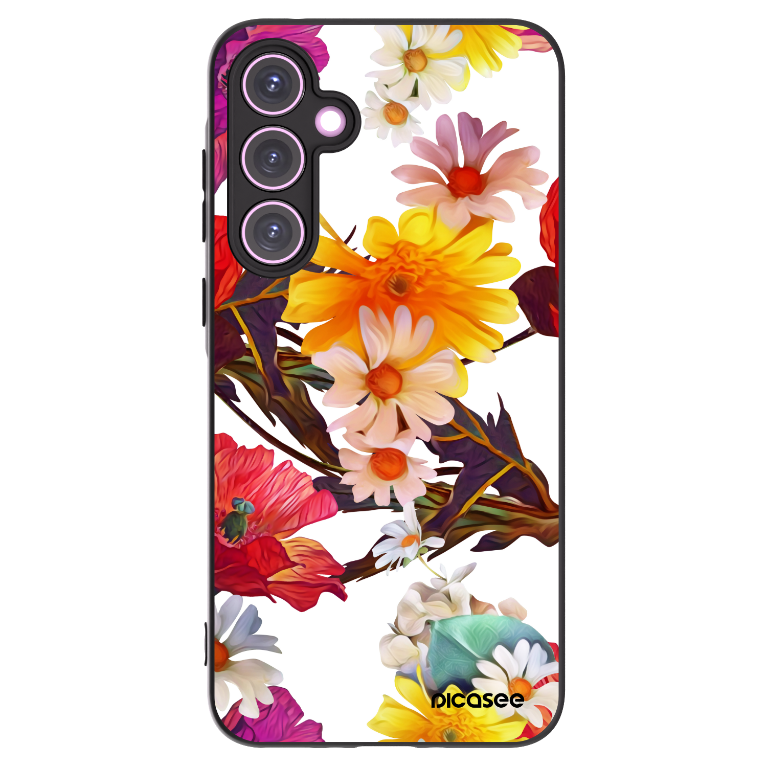 Picasee husă neagră din silicon pentru Samsung Galaxy A35 5G A356B - Meadow