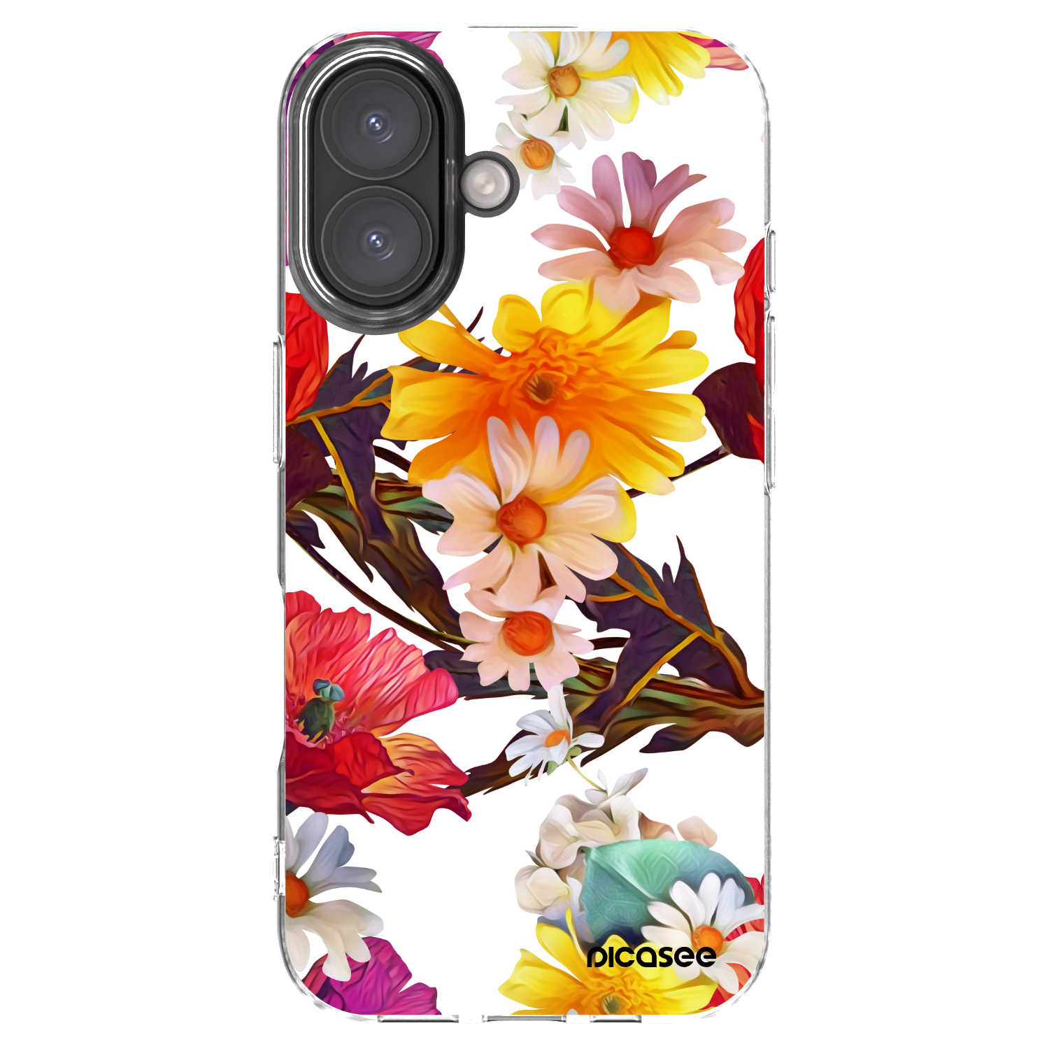 Picasee husă transparentă din silicon pentru Apple iPhone 16 - Meadow