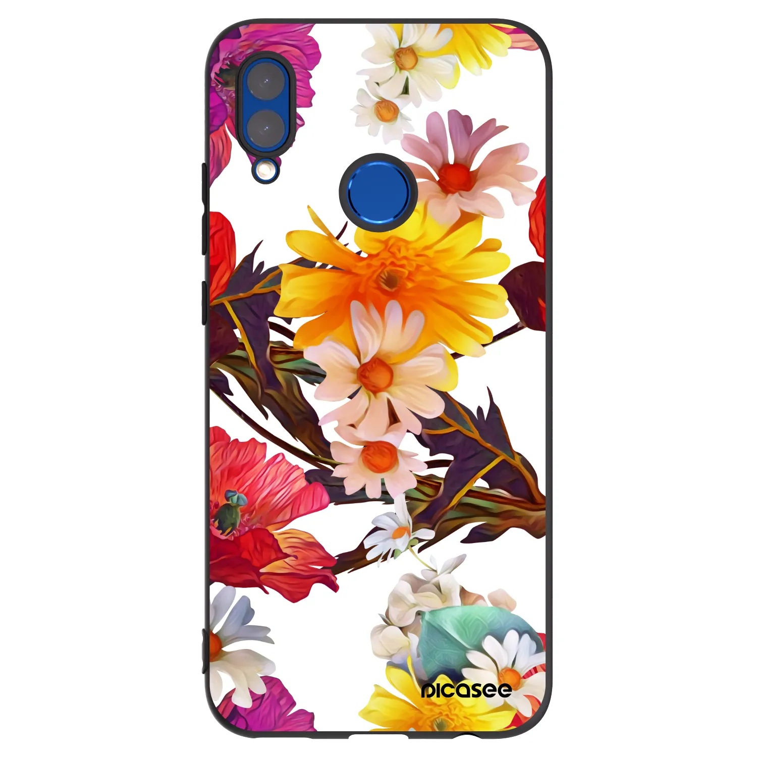 Picasee husă neagră din silicon pentru Honor 10 Lite - Meadow