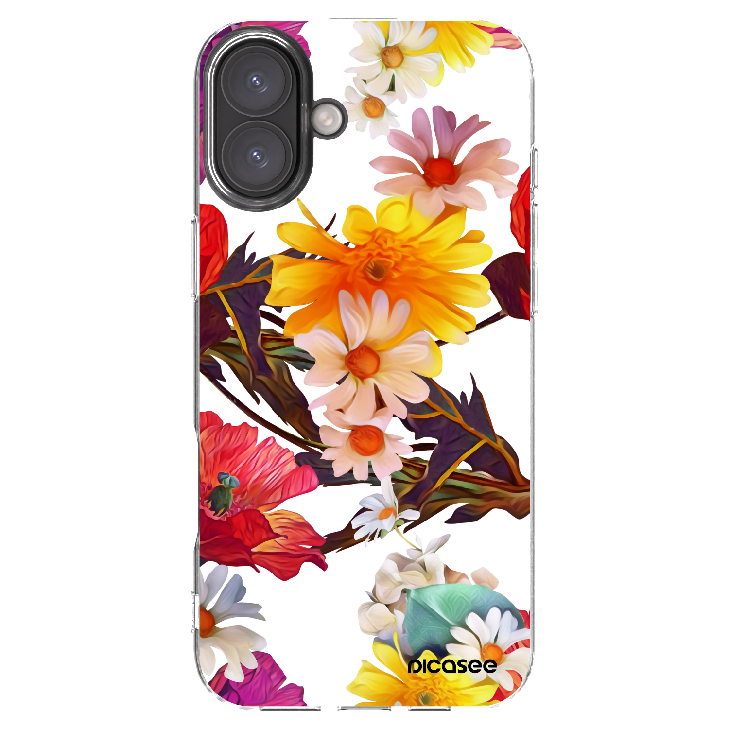 Picasee husă transparentă din silicon pentru Apple iPhone 16 Plus - Meadow