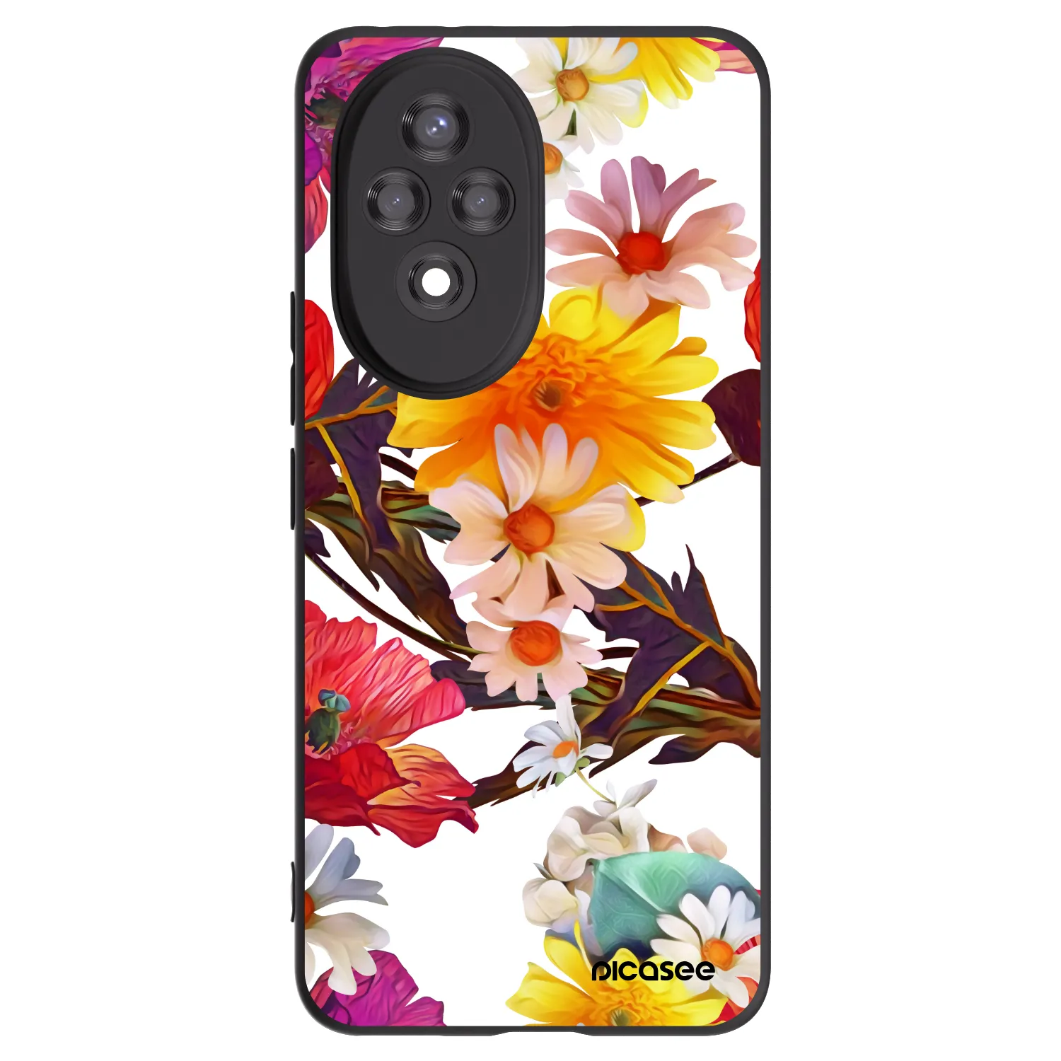 Picasee husă neagră din silicon pentru Honor 200 5G - Meadow