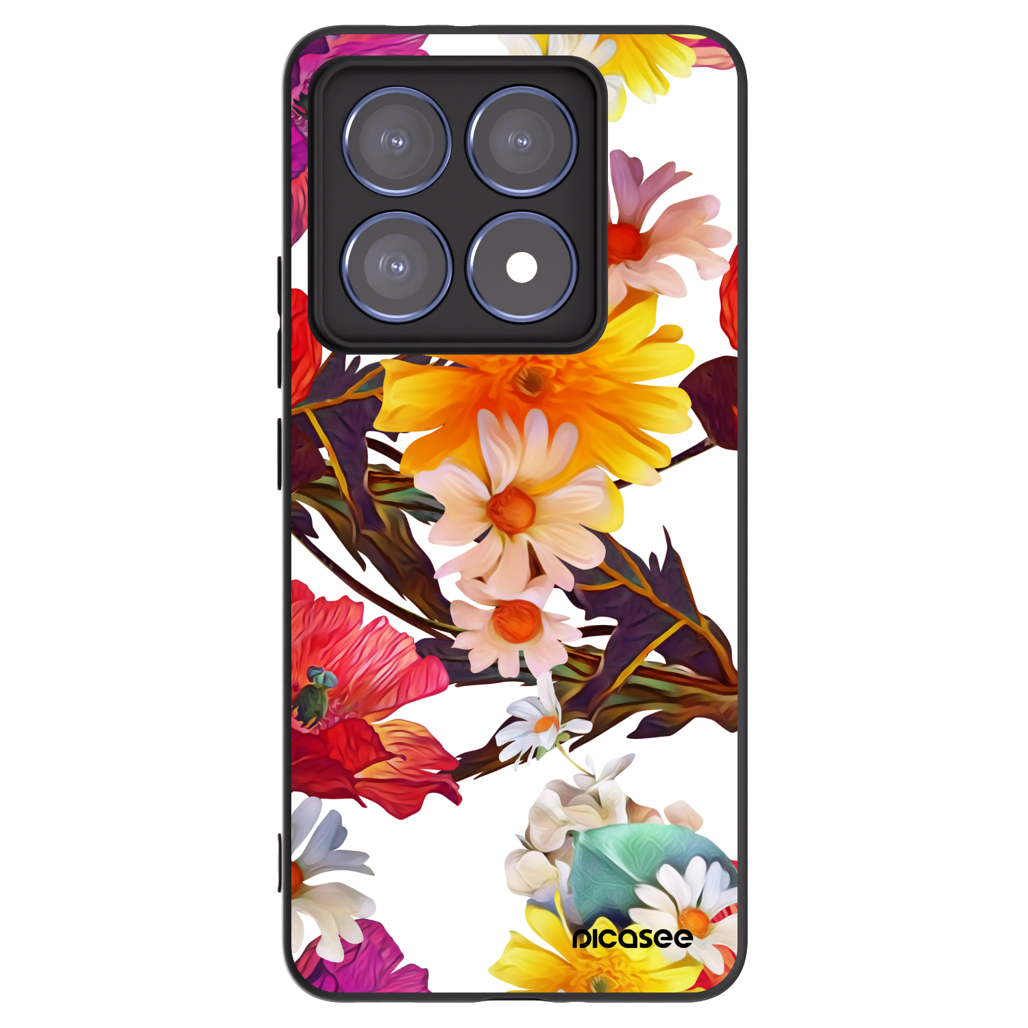 Picasee husă neagră din silicon pentru Xiaomi 14T Pro - Meadow