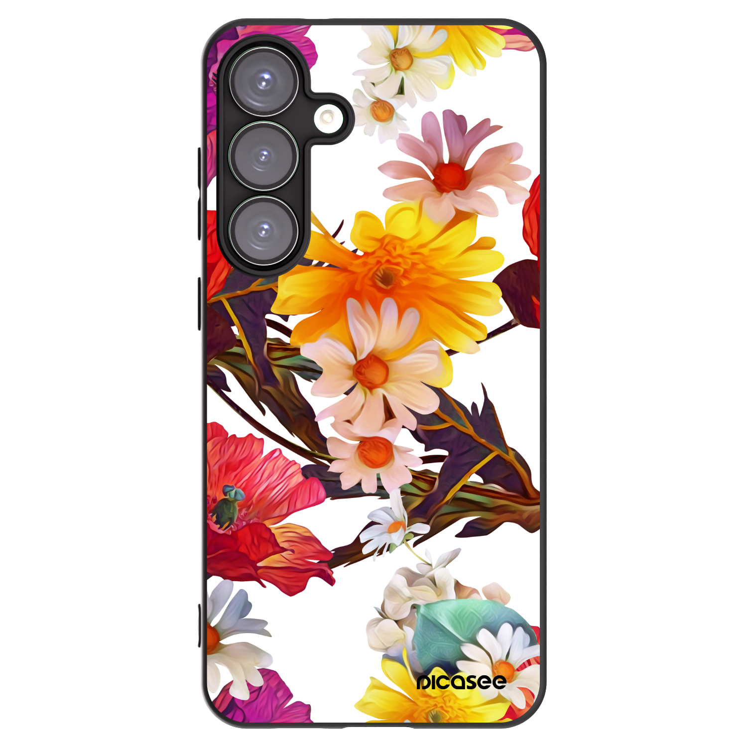 Picasee husă neagră din silicon pentru Samsung Galaxy S25+ 5G - Meadow
