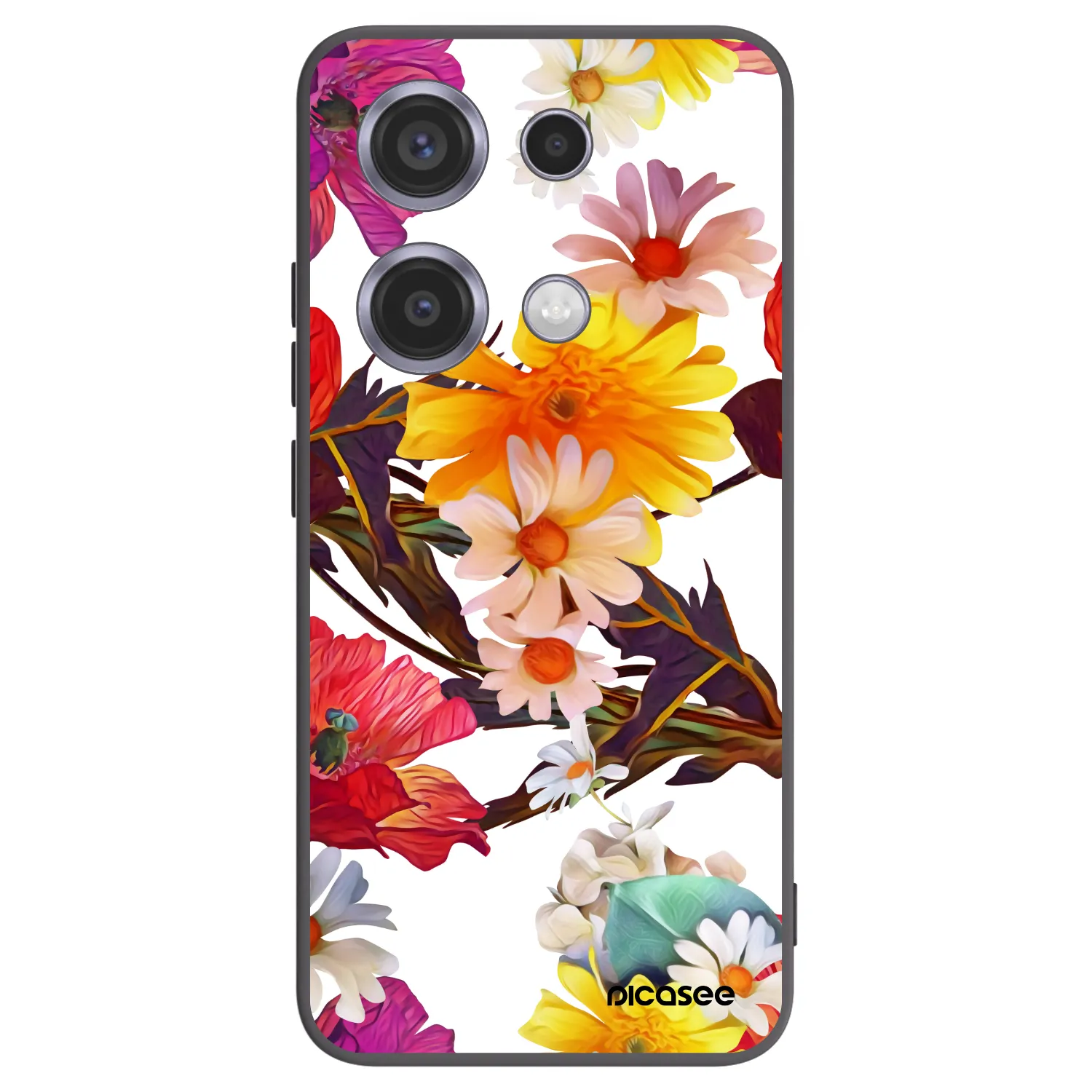 Picasee husă neagră din silicon pentru Xiaomi Redmi Note 14S - Meadow