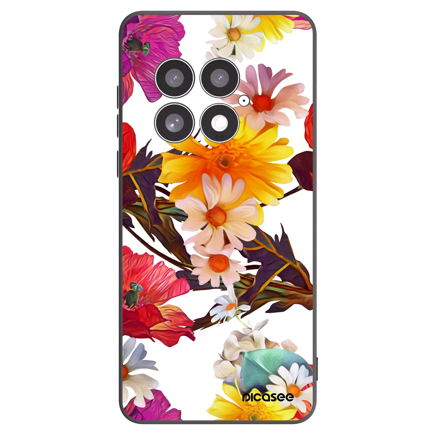 Picasee husă neagră din silicon pentru OnePlus 13 5G - Meadow