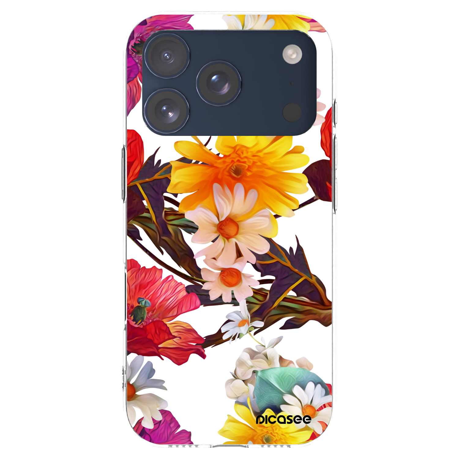 Picasee husă transparentă din silicon pentru Apple iPhone 17 Pro - Meadow