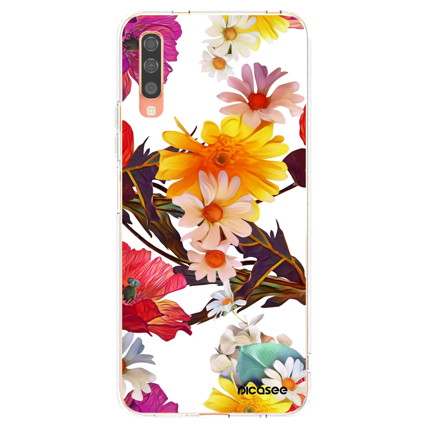 Picasee husă transparentă din silicon pentru Samsung Galaxy A70 A705F - Meadow