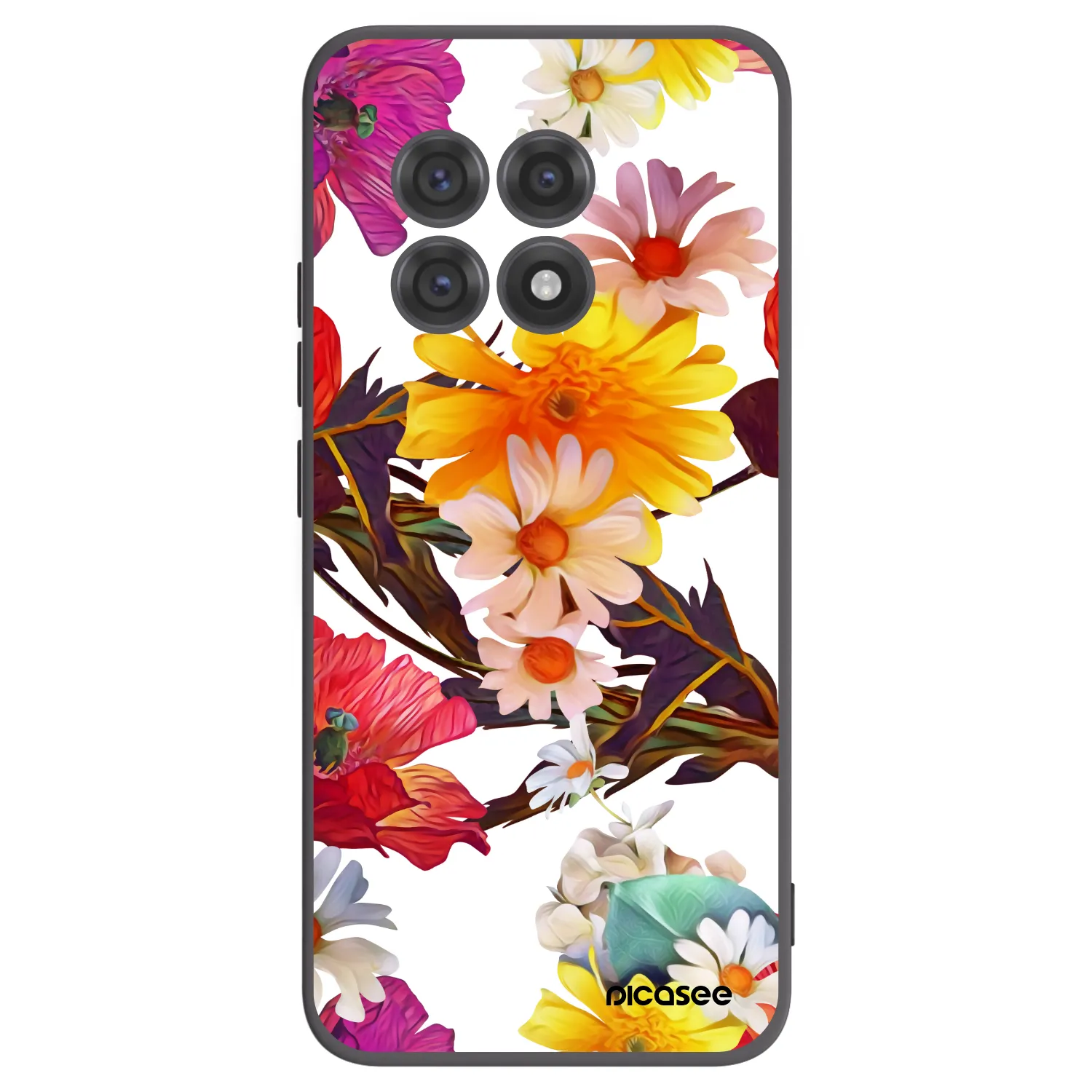 Picasee husă neagră din silicon pentru OnePlus 13R 5G - Meadow
