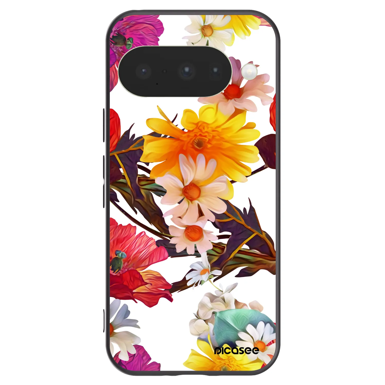 Picasee husă neagră din silicon pentru Google Pixel 10 - Meadow