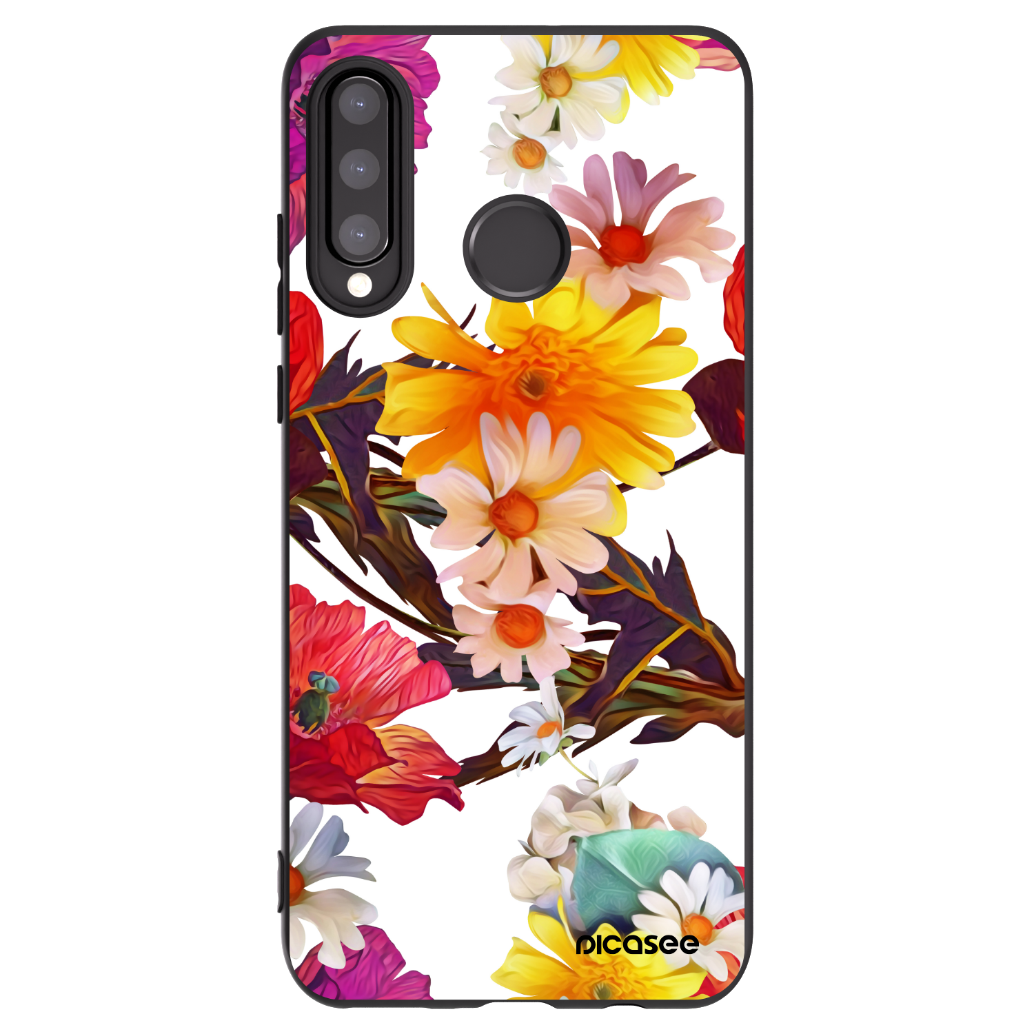 Picasee husă neagră din silicon pentru Huawei P30 Lite - Meadow