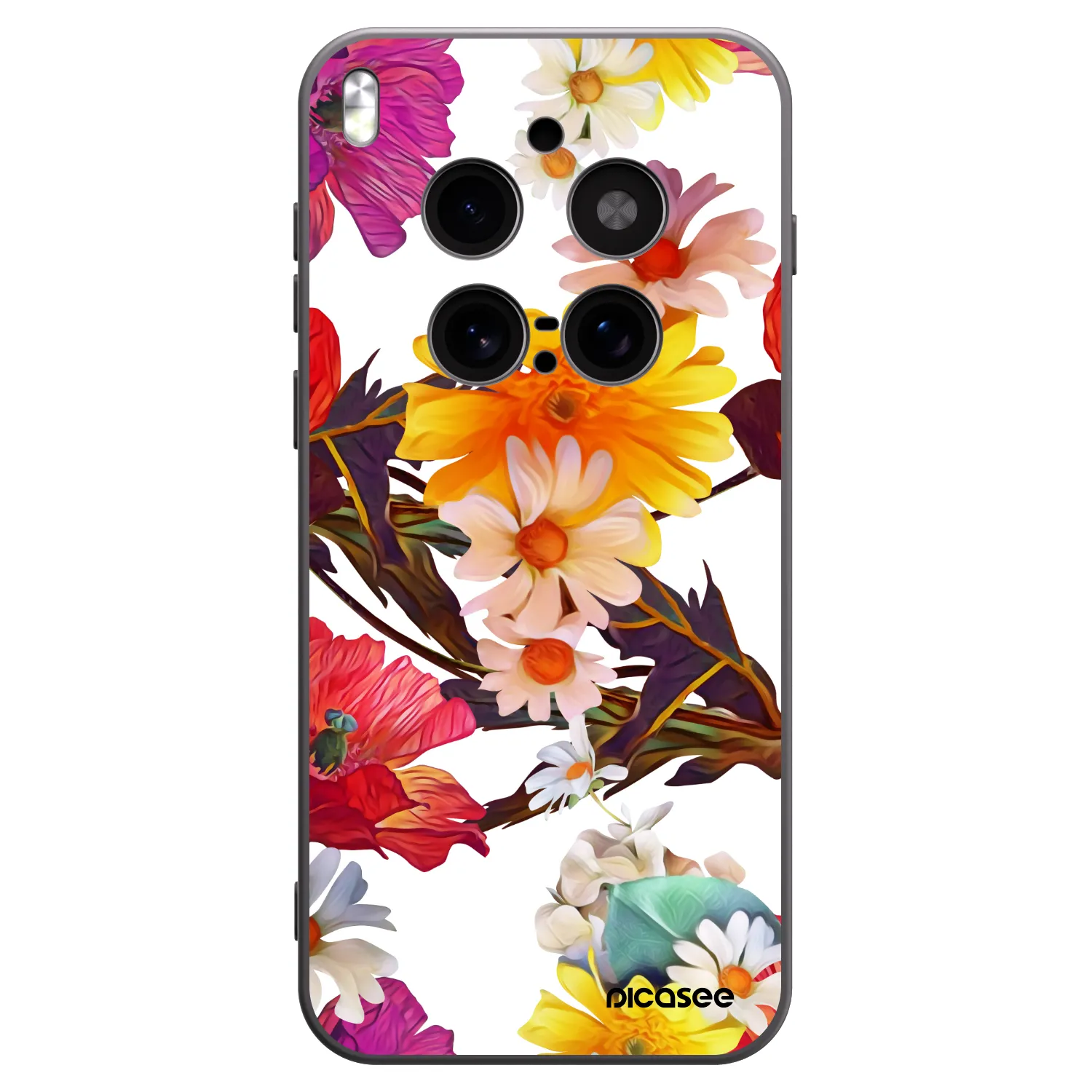 Picasee husă neagră din silicon pentru Vivo X300 Pro - Meadow