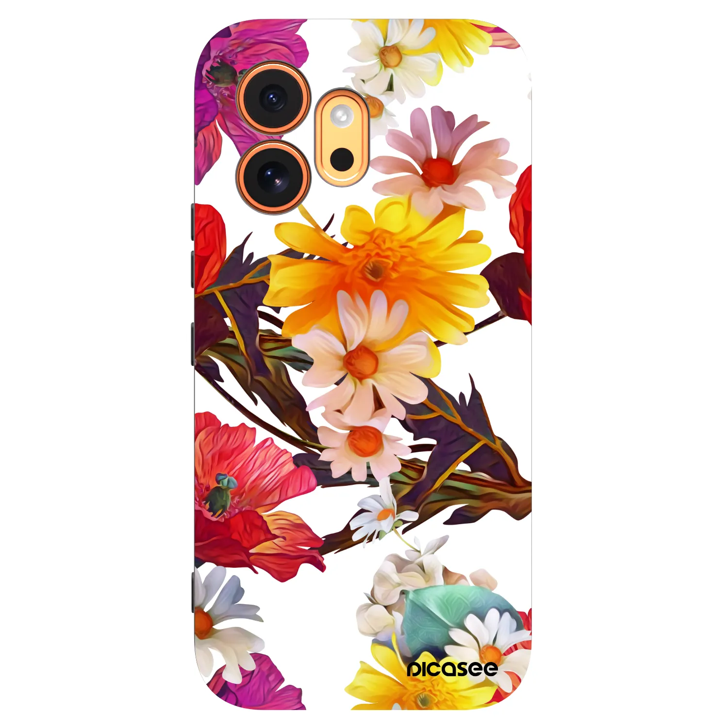 Picasee husă neagră din silicon pentru Honor 600 - Meadow