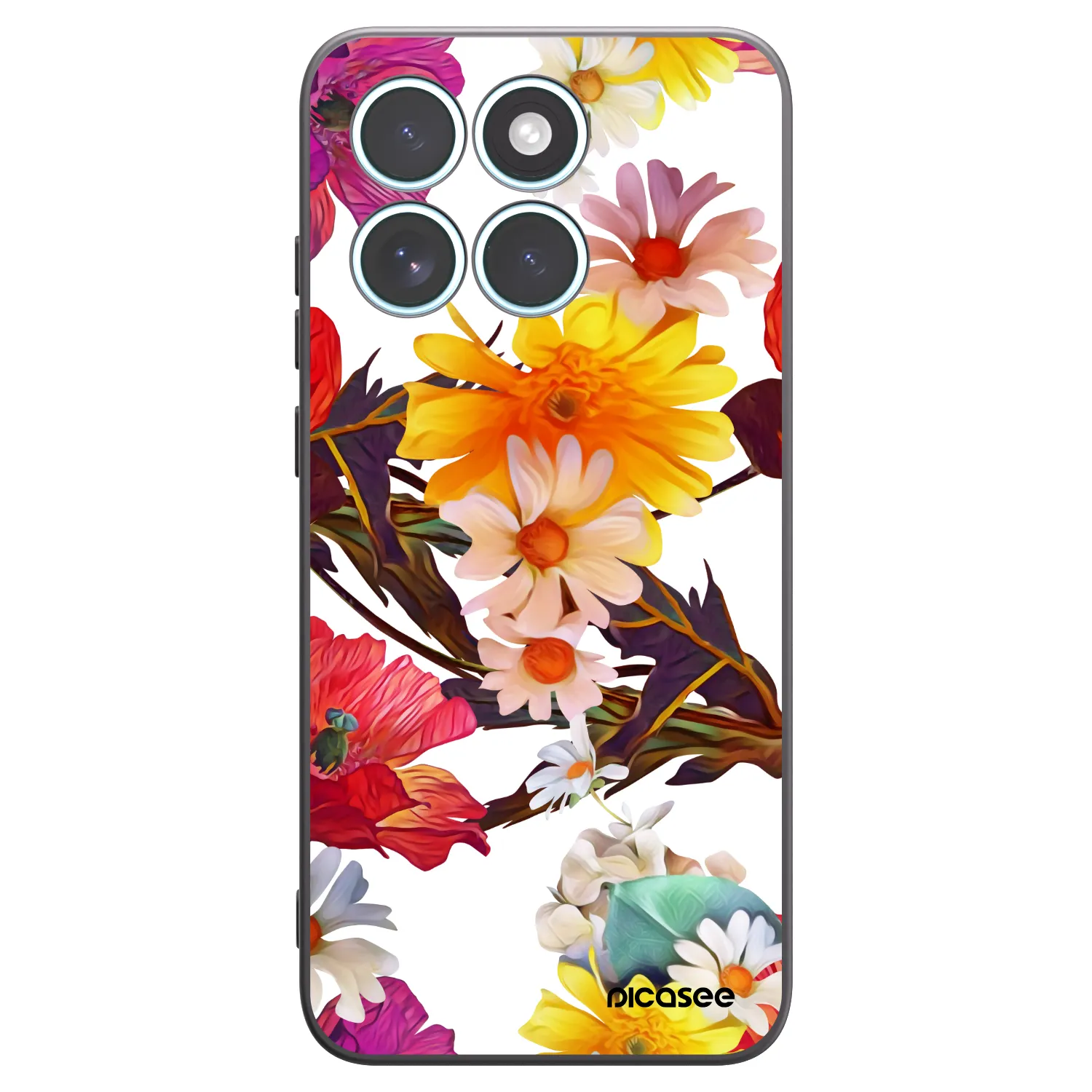 Picasee husă neagră din silicon pentru Motorola Edge 70 Fusion - Meadow