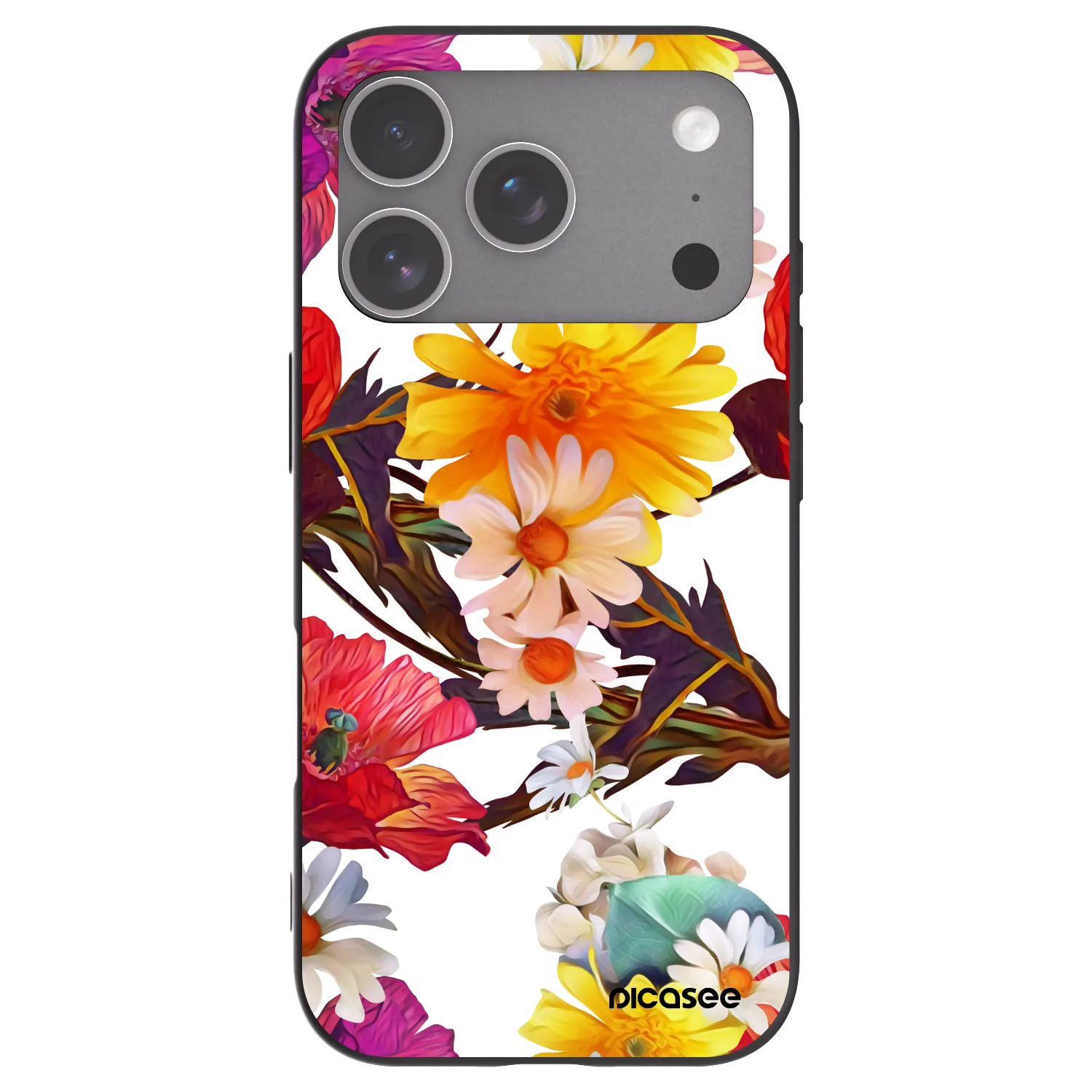 Picasee husă neagră din silicon pentru Apple iPhone 18 Pro - Meadow