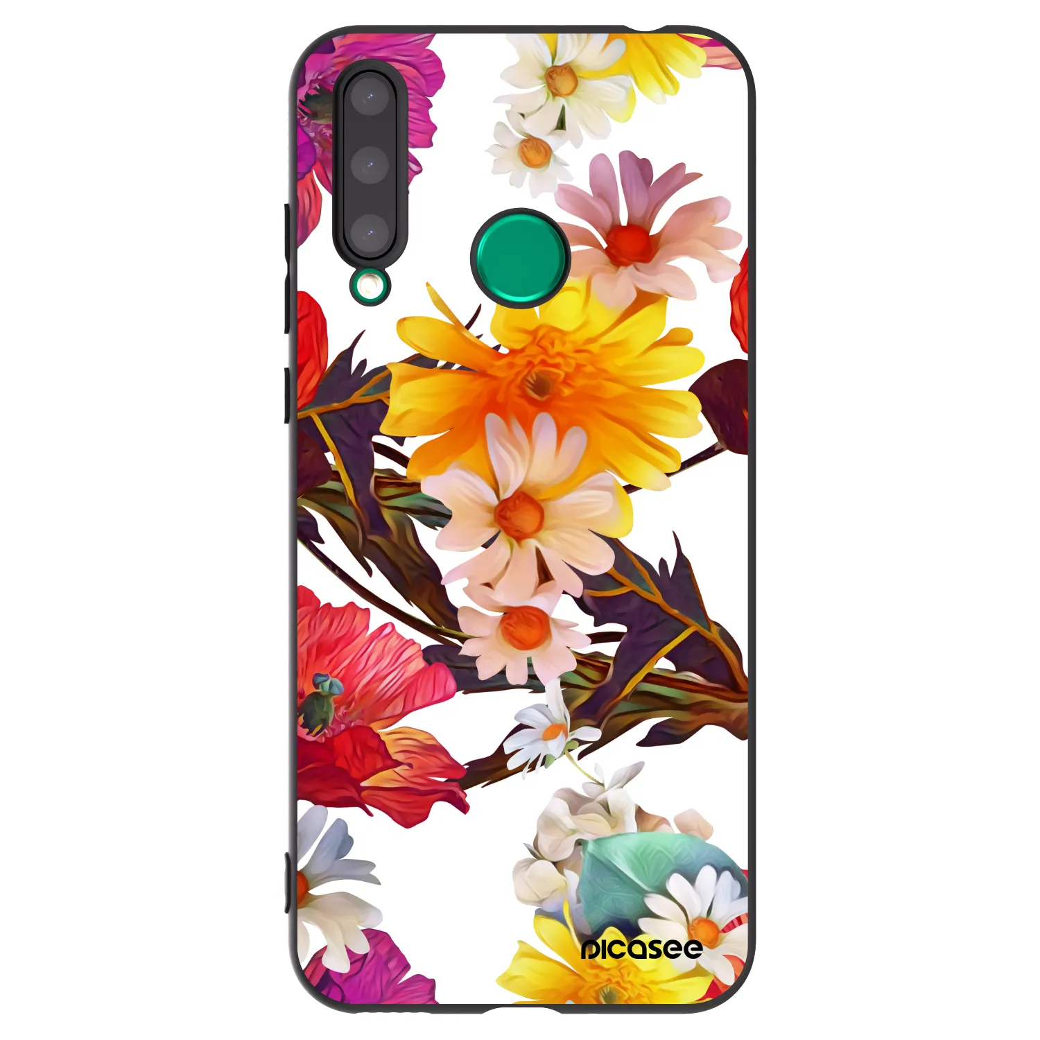 Picasee husă neagră din silicon pentru Honor 20 Lite - Meadow