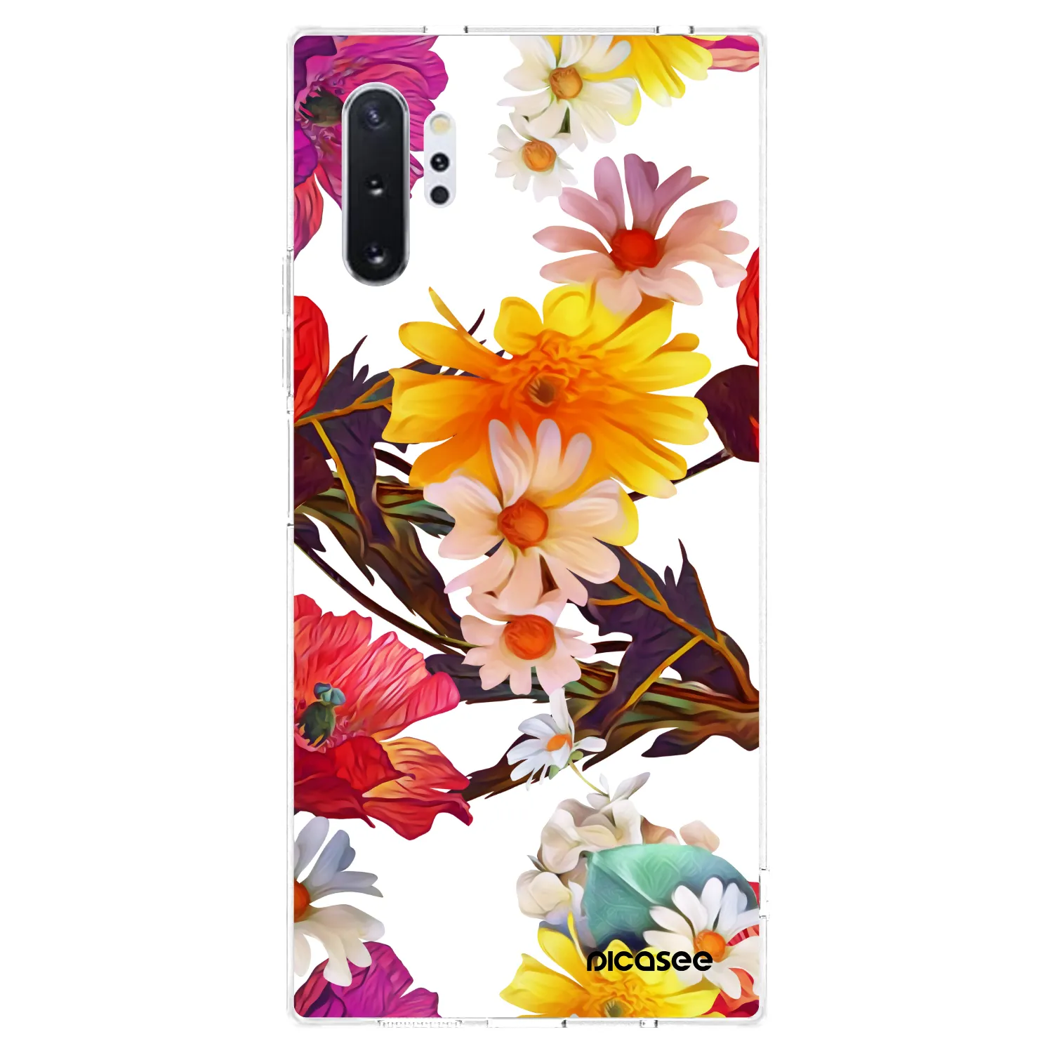 Picasee husă transparentă din silicon pentru Samsung Galaxy Note 10+ N975F - Meadow