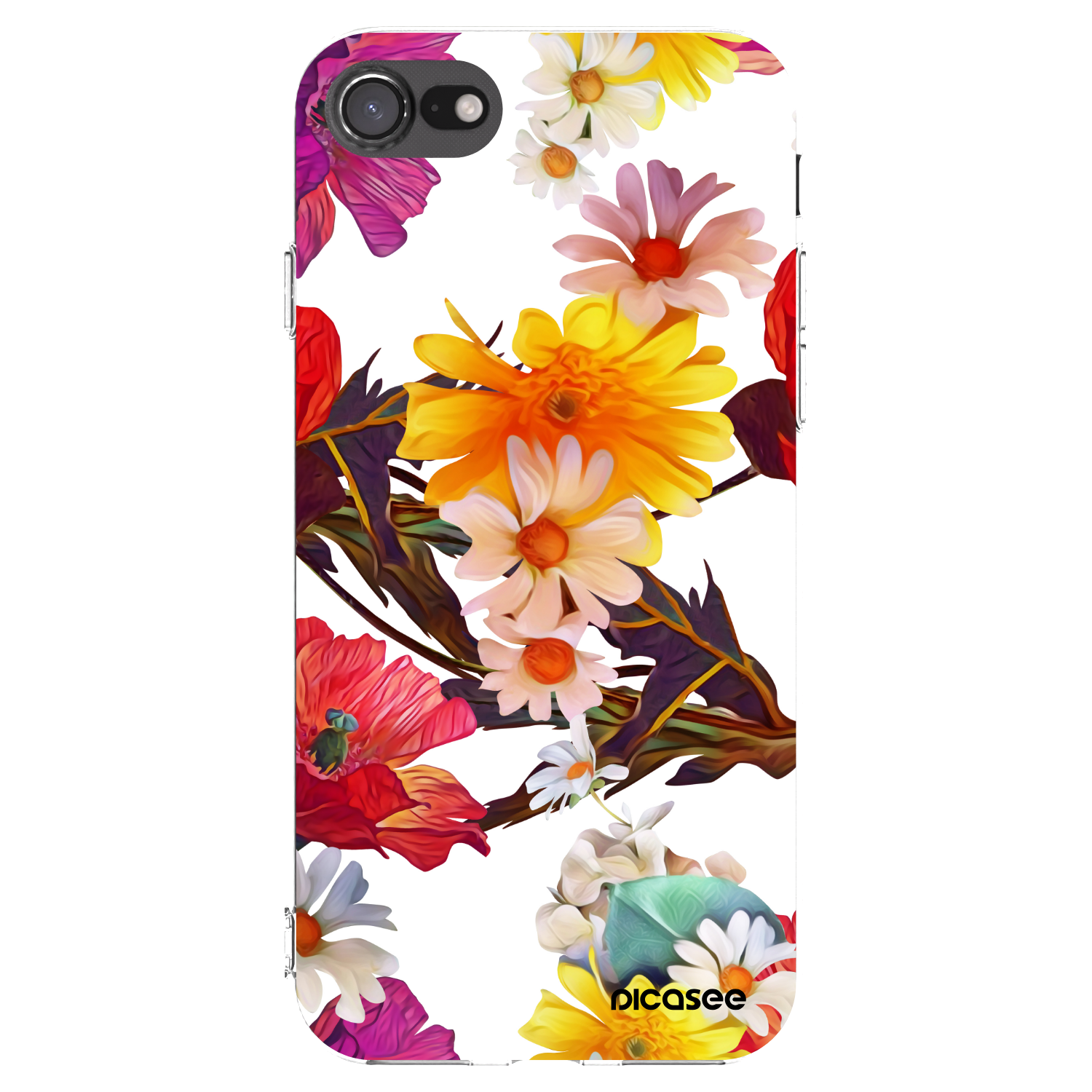 Picasee husă transparentă din silicon pentru Apple iPhone 8 - Meadow