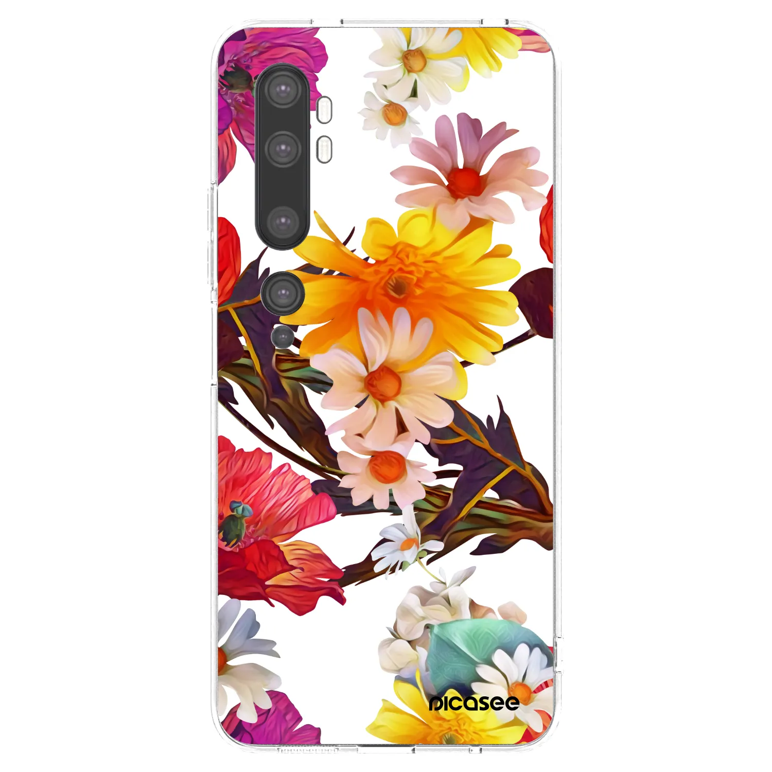 Picasee husă transparentă din silicon pentru Xiaomi Mi Note 10 (Pro) - Meadow