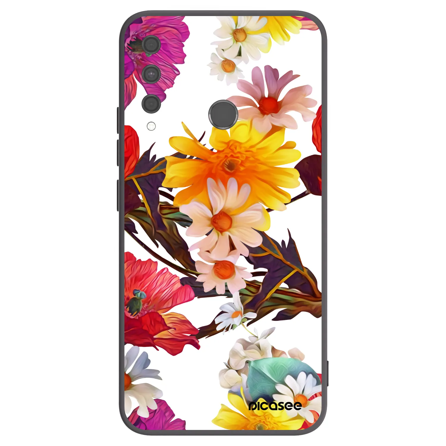 Picasee husă neagră din silicon pentru Huawei P40 Lite E - Meadow