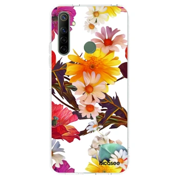 Picasee husă transparentă din silicon pentru Realme 6i - Meadow