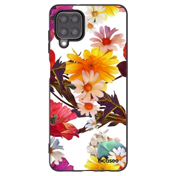 Picasee husă neagră din silicon pentru Samsung Galaxy A12 A125F - Meadow