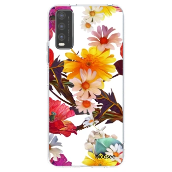 Picasee husă transparentă din silicon pentru Vivo Y20s - Meadow