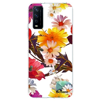 Picasee husă transparentă din silicon pentru Vivo Y11s - Meadow