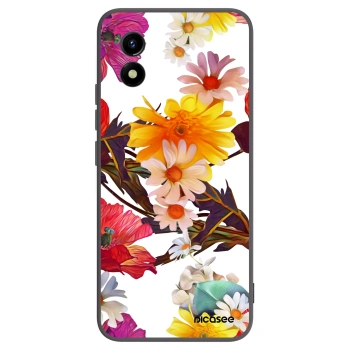 Picasee husă neagră din silicon pentru Vivo Y01 - Meadow