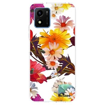 Picasee husă transparentă din silicon pentru Vivo Y01 - Meadow