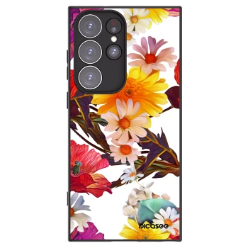 Picasee husă neagră din silicon pentru Samsung Galaxy S23 Ultra 5G - Meadow