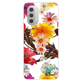 Picasee husă transparentă din silicon pentru Motorola Moto G51 - Meadow
