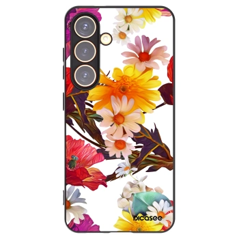 Picasee husă neagră din silicon pentru Samsung Galaxy S24 S921B 5G - Meadow