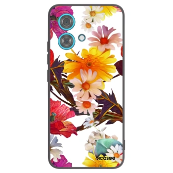 Picasee husă neagră din silicon pentru Motorola Edge 40 Neo - Meadow