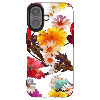 Picasee husă neagră din silicon pentru Apple iPhone 16 - Meadow