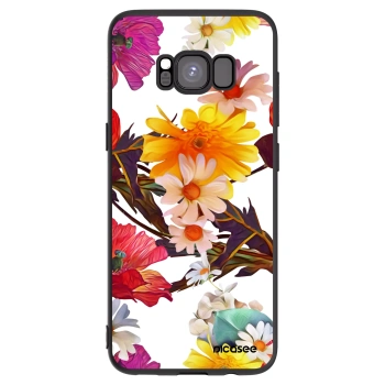 Picasee husă neagră din silicon pentru Samsung Galaxy S8 G950F - Meadow