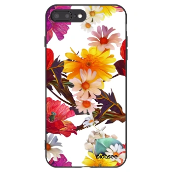 Picasee husă neagră din silicon pentru Apple iPhone 7 Plus - Meadow