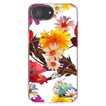 Picasee husă transparentă din silicon pentru Apple iPhone 16e - Meadow