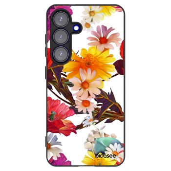 Picasee husă neagră din silicon pentru Samsung Galaxy S25 5G - Meadow