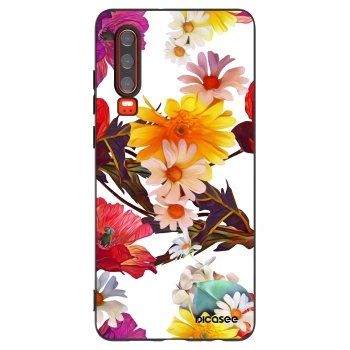 Picasee husă neagră din silicon pentru Huawei P30 - Meadow