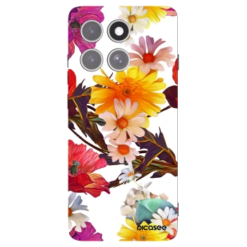 Picasee husă neagră din silicon pentru Motorola Edge 60 Pro - Meadow