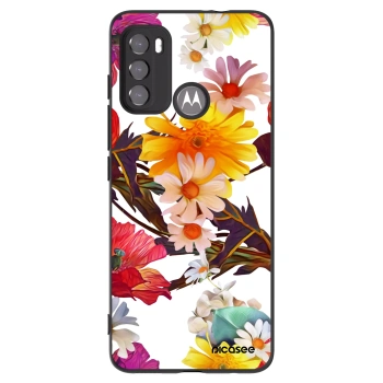 Picasee husă neagră din silicon pentru Motorola Edge 60 5G - Meadow