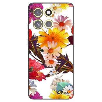 Picasee husă neagră din silicon pentru Motorola Moto G86 5G - Meadow