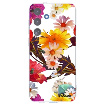 Picasee husă transparentă din silicon pentru Samsung Galaxy S25 FE 5G - Meadow
