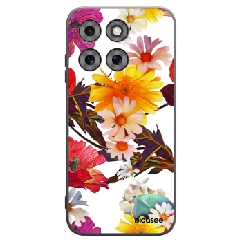 Picasee husă neagră din silicon pentru Motorola Moto G77 - Meadow